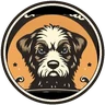 Ruff Love Pet Parlor dog emblem